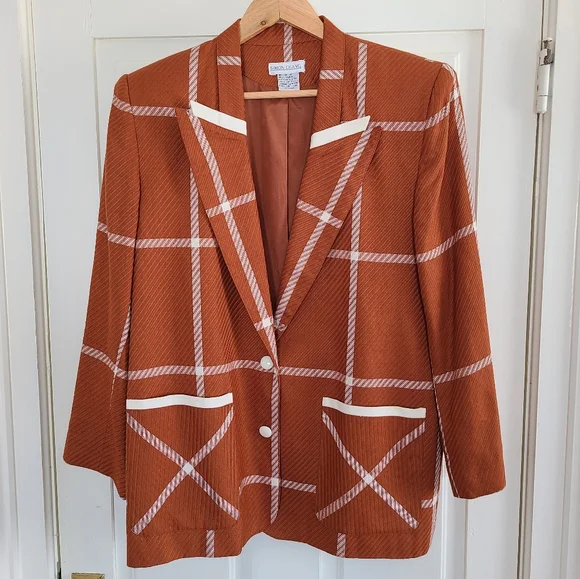 VINTAGE - Burnt orange blazer - Picture 16 of 16
